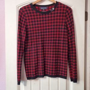 Womens gingham long sleeve